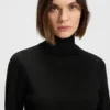 Rollneck sweater in merino wool