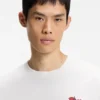 Rose-artwork T-shirt in cotton jersey