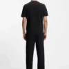 Rubber-logo T-shirt in cotton jersey