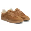 Rubber-sole trainers in suede