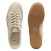 Rubber-sole trainers in suede