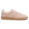 Rubber-sole trainers in suede