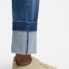 Rubber-sole trainers in suede