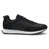 Running-inspired trainers with monogram-jacquard uppers