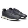 Running-inspired trainers with zigzag detailing