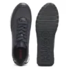 Running-inspired trainers with zigzag detailing