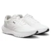 Running sneakers with leather trims