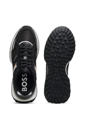 Running-style sneakers with EVA rubber outsole