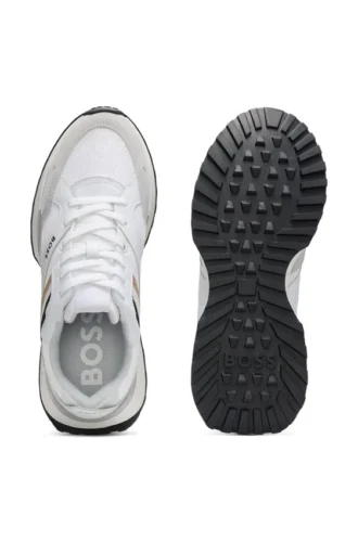Running-style sneakers with EVA rubber outsole