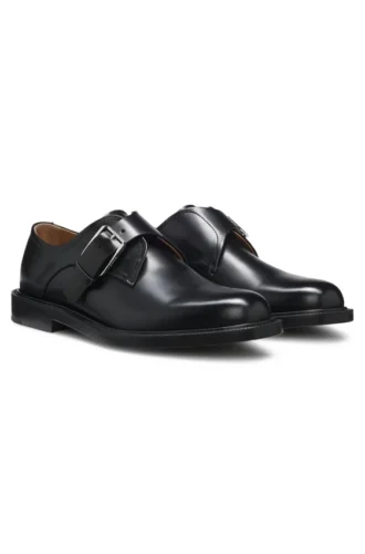 Runway monk shoes in Italian leather Runway monk shoes in Italian leather