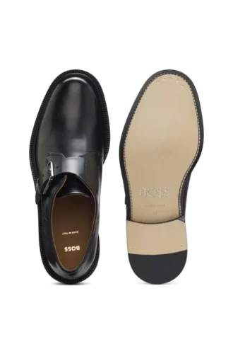 Runway monk shoes in Italian leather Runway monk shoes in Italian leather
