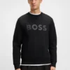 Sandwich-logo sweatshirt in stretch cotton