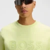 Sandwich-logo sweatshirt in stretch cotton
