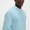 Sandwich-logo sweatshirt in stretch cotton