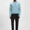 Sandwich-logo sweatshirt in stretch cotton