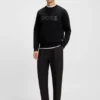 Sandwich-logo sweatshirt in stretch cotton