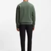 Sandwich-logo sweatshirt in stretch cotton