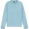 Sandwich-logo sweatshirt in stretch cotton
