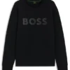Sandwich-logo sweatshirt in stretch cotton