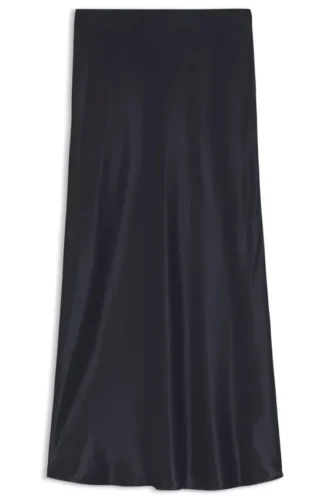 Satin skirt in a regular fit