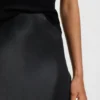 Satin skirt in a regular fit