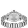 Seam stainless-steel watch with green textured dial