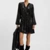 Sequin dress with wrap front Sequin dress with wrap front