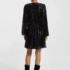 Sequin dress with wrap front Sequin dress with wrap front