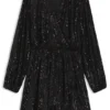 Sequin dress with wrap front Sequin dress with wrap front