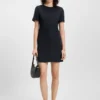 Shift dress in soft crepe Shift dress in soft crepe