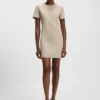 Shift dress in soft crepe Shift dress in soft crepe