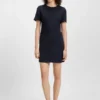 Shift dress in soft crepe Shift dress in soft crepe