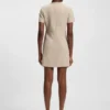 Shift dress in soft crepe Shift dress in soft crepe