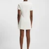 Shift dress in soft crepe Shift dress in soft crepe