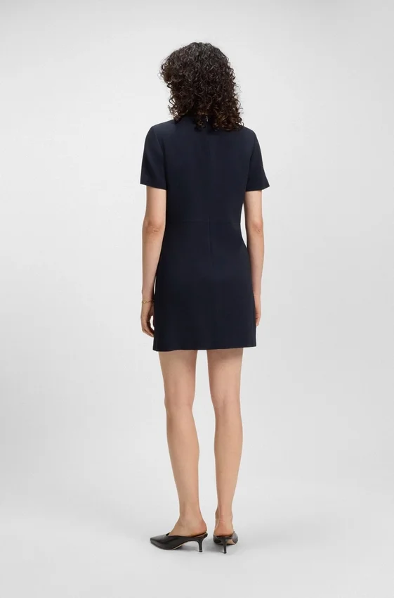 Shift dress in soft crepe Shift dress in soft crepe