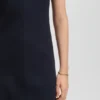 Shift dress in soft crepe Shift dress in soft crepe