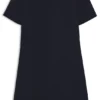 Shift dress in soft crepe Shift dress in soft crepe
