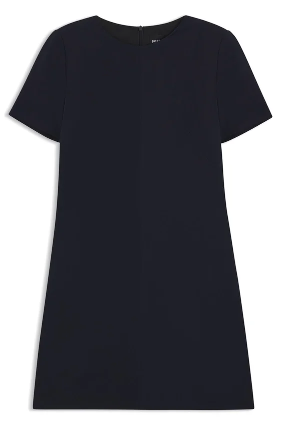 Shift dress in soft crepe Shift dress in soft crepe