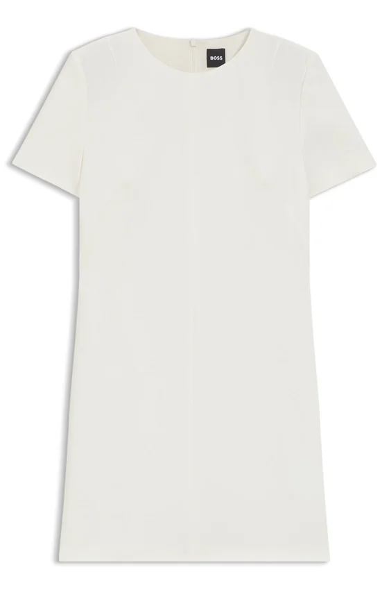 Shift dress in soft crepe Shift dress in soft crepe