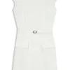 Shift dress with belt detail Shift dress with belt detail