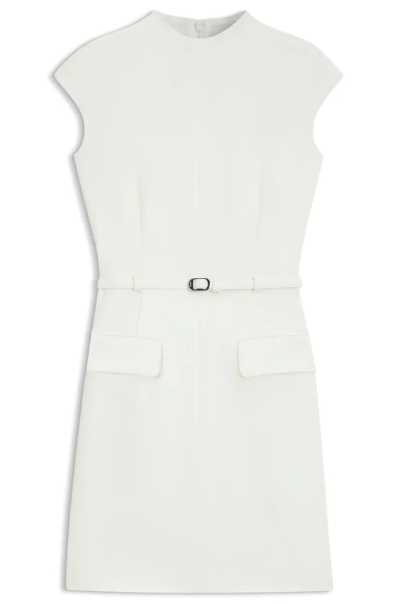 Shift dress with belt detail Shift dress with belt detail