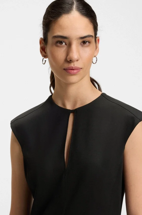 Shift dress with belt detail Shift dress with belt detail