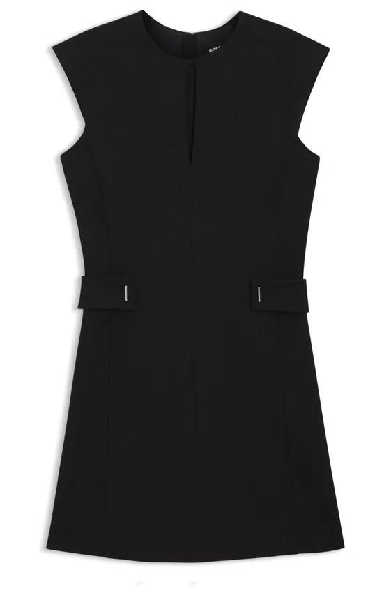 Shift dress with belt detail Shift dress with belt detail