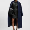 Shirt dress in faux leather Shirt dress in faux leather