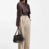 Shoulder bag in smooth leather Shoulder bag in smooth leather