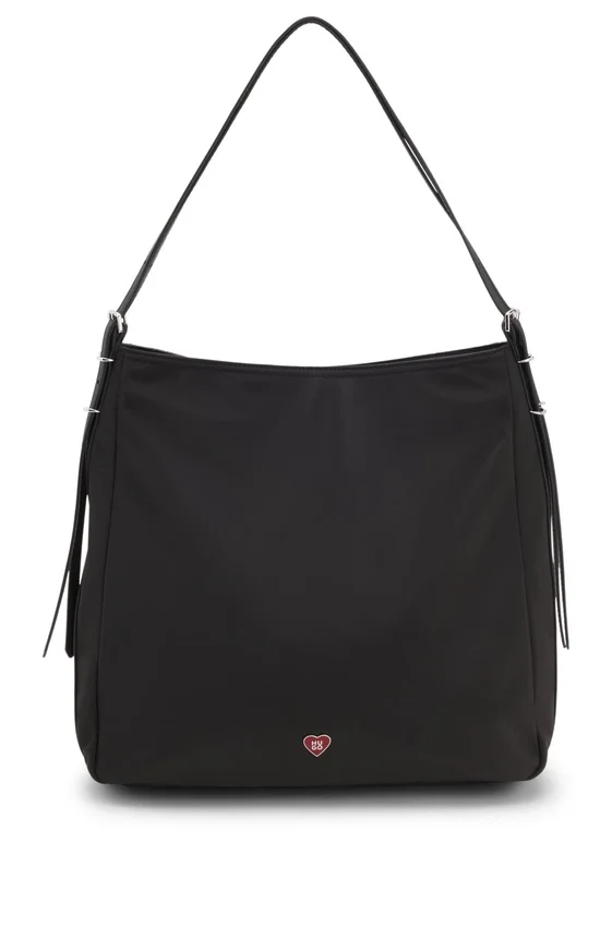 Shoulder bag with stacked logo Shoulder bag with stacked logo