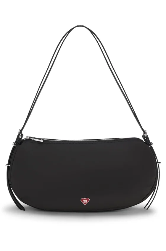 Shoulder bag with stacked logo Shoulder bag with stacked logo