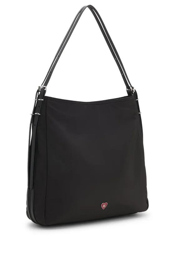 Shoulder bag with stacked logo Shoulder bag with stacked logo