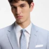 Silk-blend tie with jacquard pattern