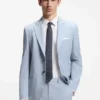 Silk-blend tie with jacquard pattern